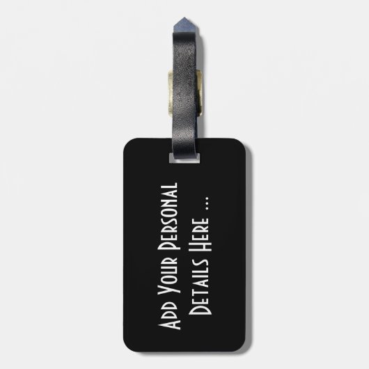 Rote Rose cd ltcna Gepäckanhänger (Rückseite vertikal)