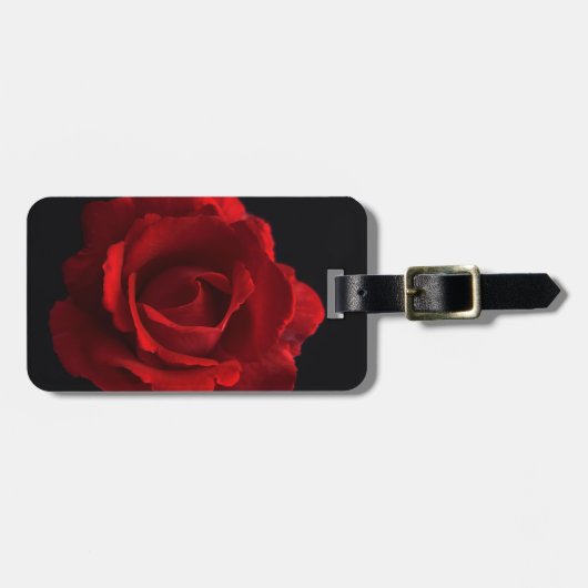 Rote Rose CD ltm Gepäckanhänger (Vorderseite horizontal)