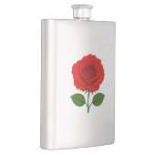 Rote Rose Classic-Flasche Flachmann (Rechts)
