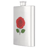 Rote Rose Classic-Flasche Flachmann (Links)