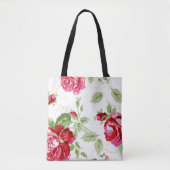 Rote Rose Classic Print, Bridesmaid vielen Dank Ta Tasche (Vorderseite)