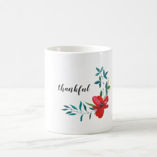Rote Rose Dankbare Tasse
