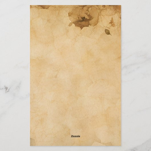 Rote Rose Dark Fantasy Briefpapier (Rückseite)