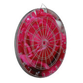 Rote Rose Dartscheibe (Vorderseite Links)