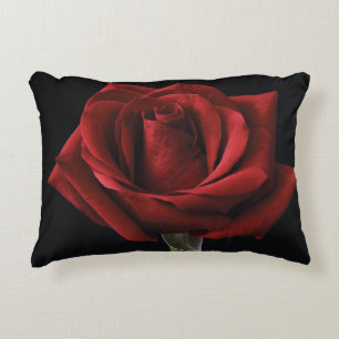 Rote Rose Dekokissen