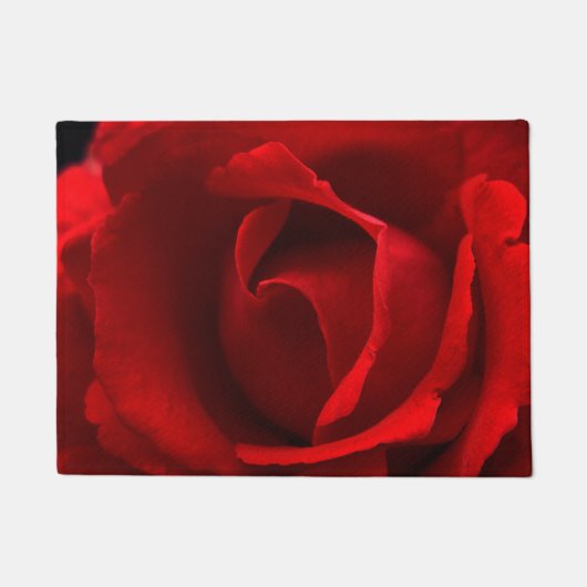 Rote Rose dmcnm Fußmatte (Vorderseite)