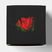 Rote Rose - dunkle Leidenschaft Geschenkschachtel (Oben)