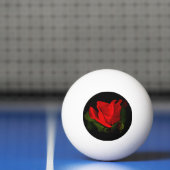 Rote Rose - dunkle Leidenschaft Tischtennisball (Netto)