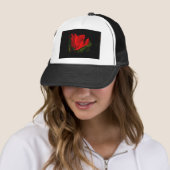 Rote Rose - dunkle Leidenschaft Truckerkappe (Beispiel)