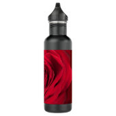 Rote Rose Edelstahlflasche (Rechts)