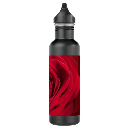 Rote Rose Edelstahlflasche (Rechts)