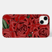 Rote Rose Elegance Case-Mate iPhone Hülle (Rückseite (Horizontal))