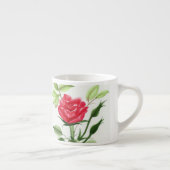 Rote Rose Espressotasse (Rechts)
