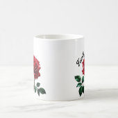 Rote Rose |Familie| Ein Symbol für Liebe und Einhe Kaffeetasse (Mittel)