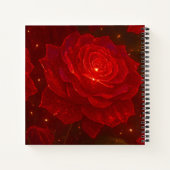 Rote Rose Feen Romantische Fantasy Liebe Notizblock (Rückseite)