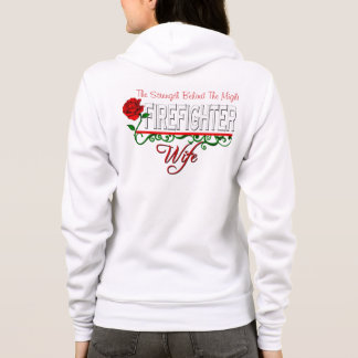 Rote Rose FEUERWEHRMANN-EHEFRAU Hoodie