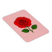 Rote Rose Flexmagnet Magnet (Rechte Seite)
