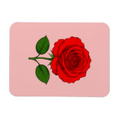 Rote Rose Flexmagnet Magnet (Horizontal)