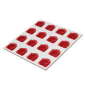Rote Rose Fliese (Seite)