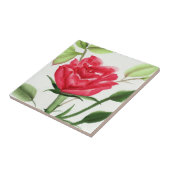 Rote Rose Fliese (Seite)