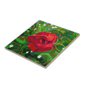 ROTE ROSE  FLIESE (Seite)