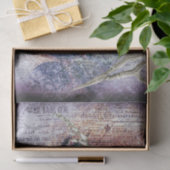 Rote Rose Floral Ephemera Decoupage Portrait Seidenpapier (Geschenk)