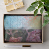 Rote Rose Floral Family Ephemera Decoupage Seidenpapier (Geschenk)