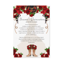 Rote Rose Floral Mariachi Charro Quinceanera Info
