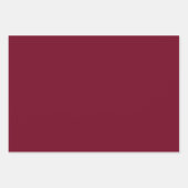 Rote Rose Floral Swagger Design. Geschenkpapier Set (Vorderseite 3)