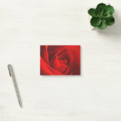 Rote Rose Foto Post-it Klebezettel (Büro)