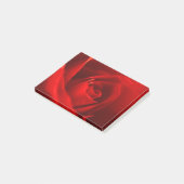 Rote Rose Foto Post-it Klebezettel (angewinkelt)