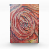 Rote Rose Fotoblock (Vorderseite)