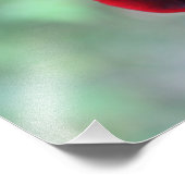 Rote Rose Fotodruck (Ecke)