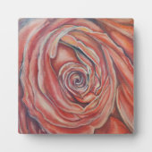 Rote Rose Fotoplatte (Vorderseite)