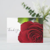 Rote Rose für helle Farben dank Flachkarte (Stehend Vorderseite)