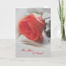 Rote Rose - Für Ihre Karte