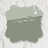 Rote Rose für Mama Glücklicher Muttertag CC1103 Geschenkanhänger (Rückseite)