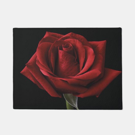 Rote Rose Fußmatte (Vorderseite)