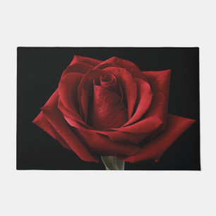 Rote Rose Fußmatte