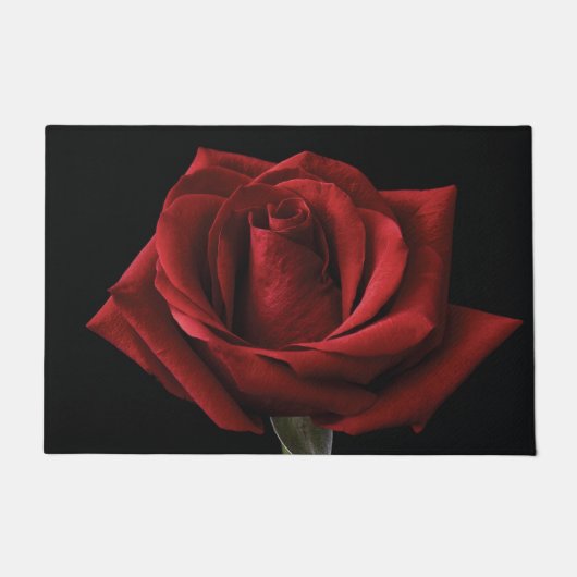 Rote Rose Fußmatte (Vorderseite)