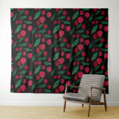 Rote Rose Gardener Wandteppich (Beispiel (Horizontal))