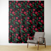 Rote Rose Gardener Wandteppich (Beispiel)