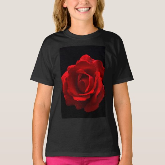 Rote Rose Gccna T-Shirt (Vorderseite)