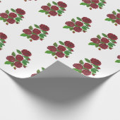 rote Rose Geschenkpapier (Ecke)