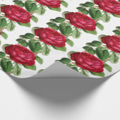 Rote Rose Geschenkpapier (Ecke)