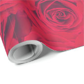 Rote Rose Geschenkpapier (Rolleneckpunkt)