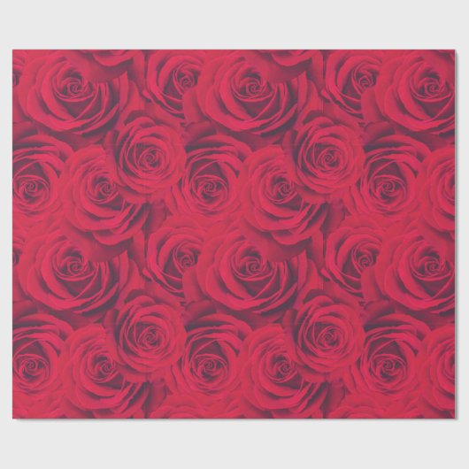 Rote Rose Geschenkpapier (Flach)