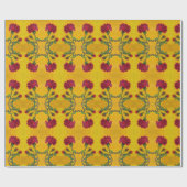 Rote Rose Geschenkpapier (Flach)