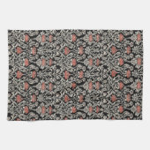 Rote Rose Geschirrtuch (Horizontal)