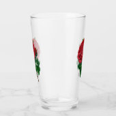 Rote Rose Glas (Rechts)